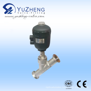 Stainless Steel Clamped Pneumatic Angle Seat Valve